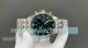 Swiss Copy IWC Schaffhausen Pilot's Chronograph Steel Watch Green Arabic Markers (2)_th.jpg